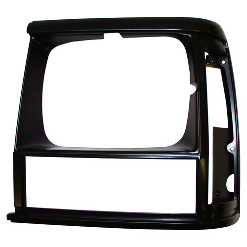 Crown Automotive 55034075 Left Black Headlight Bezel for 1991-1996 XJ Cherokee & 1991-1992 MJ Comanche - Black Plastic, Sold Individually