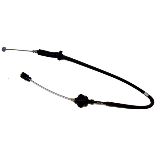 Crown Automotive 53013136AD Throttle Cable for 2002-2006 Jeep KJ Liberty w/ LHD, w/ 3.7L Engine - Black Plastic, Rubber, Steel