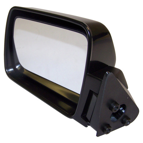 Crown Automotive 55034131 Left Manual, Manual Folding Mirror for Jeep 1984-1996 XJ Cherokee, 1986-1992 MJ Comanche; Black Finish