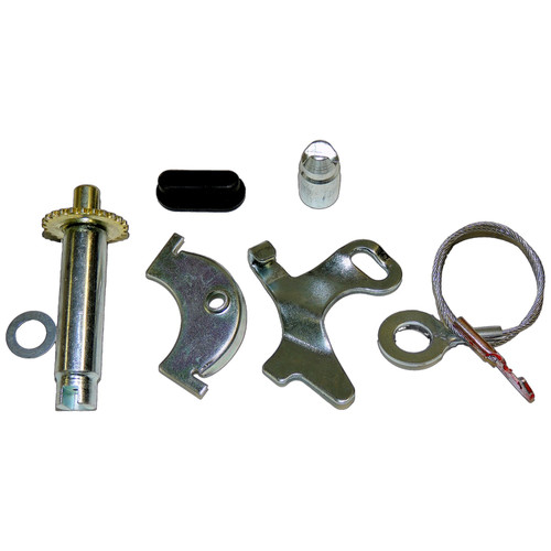 Crown Automotive H2540 Left Rear Brake Adjusting Kit for 69-78 Jeep CJ-5, CJ-6, CJ-7 w/ 11" Drum Brakes, Includes Adjuster, Cable, Guide