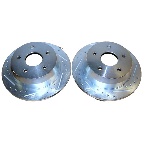 Crown Automotive 52098666 Brake Rotor Rear Left or Right - Fits 1999-2004 Jeep WJ, WG Grand Cherokee, Left or Right