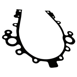Crown Automotive 83500843 Timing Cover Gasket for 1984-1986 Jeep XJ Cherokee w/ 2.8L V6 Engine - Black Paper, Sold Individually