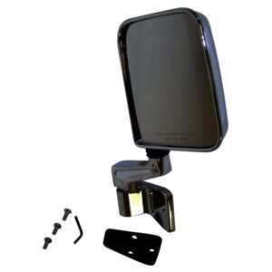 Crown Automotive 82201772C Right Manual Folding Mirror for 1987-1995 YJ Wrangler w/ Mirrors on Upper Door Hinge & 1997-2006 TJ Wrangler