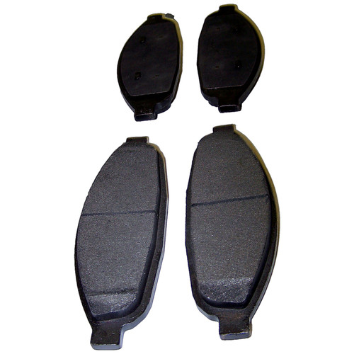 Crown Automotive 5134358AA Front Brake Pad Set for 2004-2008 Chrysler Pacifica, Left and Right - Gray Semi-Metallic