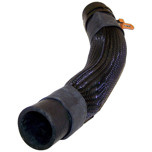 Crown Automotive 55037947AD Upper Radiator Hose 2008-2012 KK Liberty w/ 3.7L Engine - Black Metal, Rubber, Sold Individually