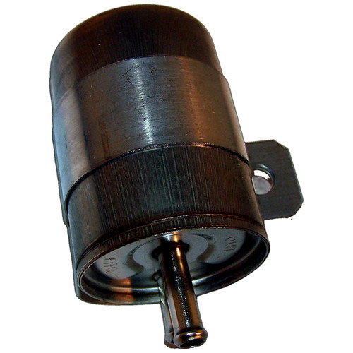 Crown Automotive 4443462 Fuel Filter for 1988-1990 Dodge Dynasty, Chrysler New Yorker w/ 2.2L or 3.0L Engines - Black, Silver Metal, Plastic