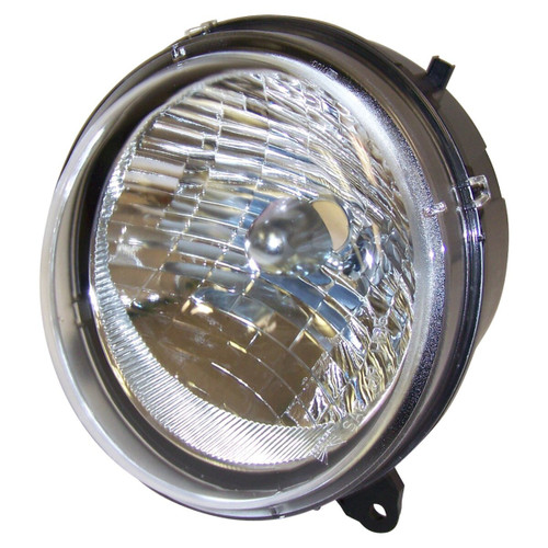 Crown Automotive 55157141AA Left Headlight Assembly for 2005-2007 Jeep KJ Liberty, USA & Canada Only, Includes Bulb Retainer
