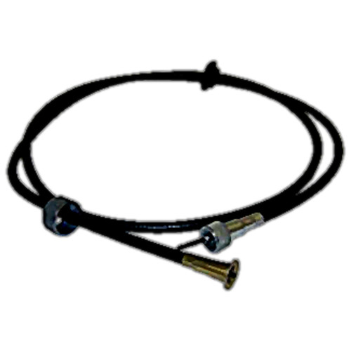 Crown Automotive J5751959 Speedometer Cable for 1991-1993 Jeep SJ w/o Speed Control - Black Metal, Rubber, Sold Individually
