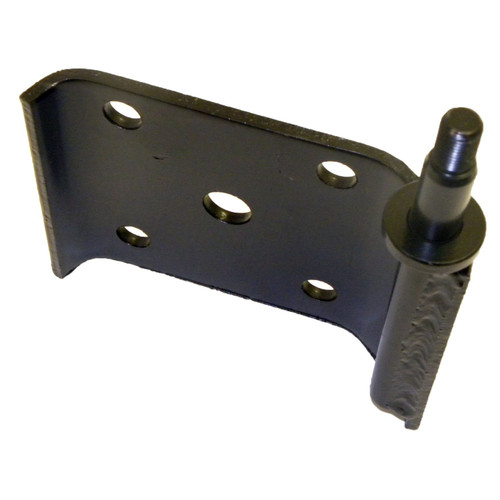 Crown Automotive J5363439 Left Rear Leaf Spring Plate for 1976-86 Jeep CJ-5, CJ-7, CJ-8 - Black Steel, Sold Individually