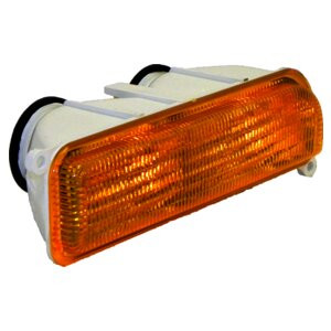 Crown Automotive 55055142 Right Front Parking Lamp for 1997-2001 Jeep XJ Cherokee, Does Not Include Bulb or Pigtail - Amber, White Plastic