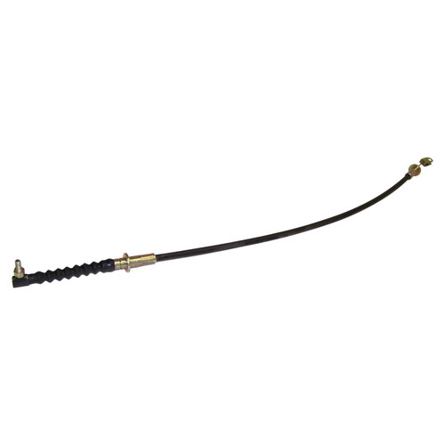 Crown Automotive J0933119 Throttle Cable for 63-64 Jeep SJ, J-Series w/ 6-230 Engine & 67-69 M715 - Black Plastic, Rubber, Steel