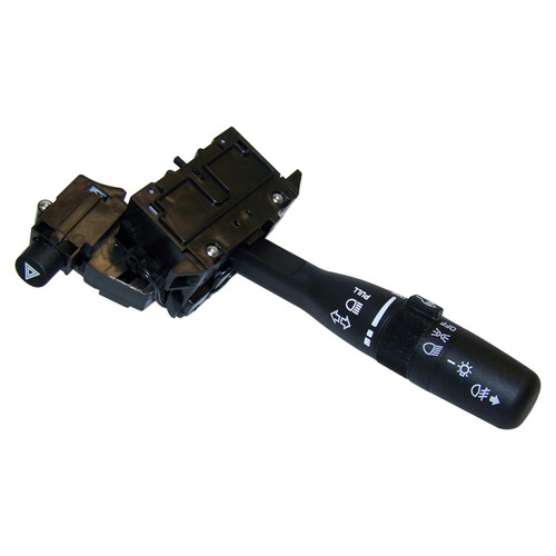 Crown Automotive 56042300AG Multifunction Switch for 1999-2004 WJ Grand Cherokee w/o Auto Headlamps w/ Fog Lamps - Black Metal, Plastic