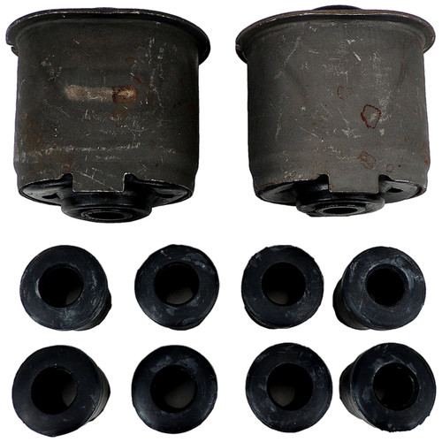 Crown Automotive 4228492K Leaf Spring Bushing Kit for 86-00 S, AS, & NS Chrysler, Dodge, Plymouth Minivans - Black Rubber, Steel