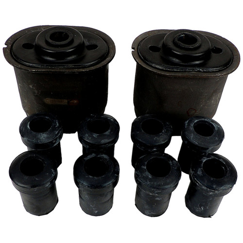 Crown Automotive 4228492K Leaf Spring Bushing Set Rear Left & Right Inner & Outer - Fits 1986-1990 Jeep GS (Europe) Minivan