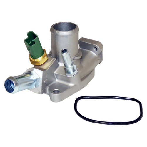 Crown Automotive 68211424AA Thermostat for 2015-2018 Jeep BU Renegade w/ 1.4L Engine, Includes Thermostat, Housing, Gasket, and Sensor