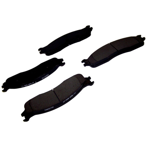 Crown Automotive 5093267AA Brake Pad Set for Dodge 2003-2008 Ram DR, DH, D1 2500 / 3500 Trucks - Gray Semi-Metallic