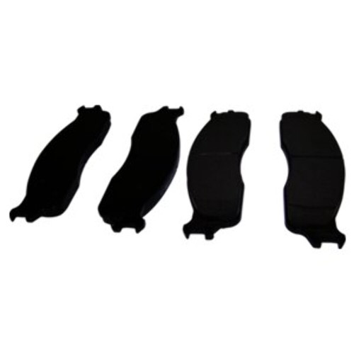 Crown Automotive 5093267AA Brake Pad Set for Dodge 2003-2008 Ram DR, DH, D1 2500 / 3500 Trucks - Gray Semi-Metallic