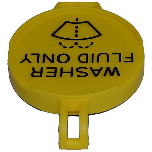 Crown Automotive 55077261AA Washer Fluid Reservoir Cap - Fits 2007-2018 Jeep JK Jeep Wrangler, Yellow Plastic