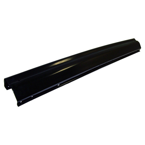 Crown Automotive 55234618 Black Rear Bumper for 1984-1996 Jeep XJ Cherokee - Black Metal, Sold Individually