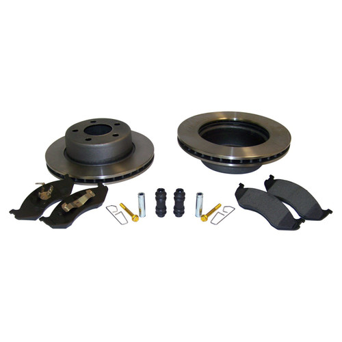 Crown Automotive 52008440K Front Disc Brake Service Kit for Select Jeep 90-99 YJ, TJ Wranglers, 90-99 XJ Cherokee, 90-92 MJ Comanche and