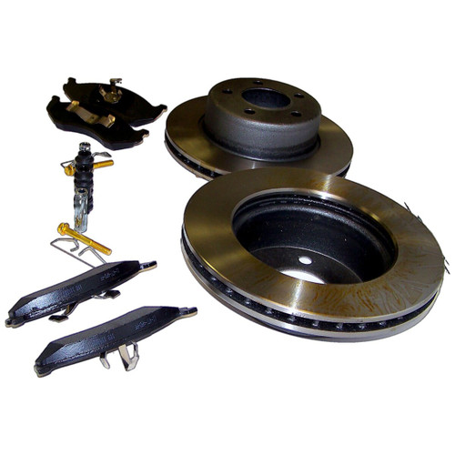 Crown Automotive 52008440K Front Disc Brake Service Kit for Select Jeep 90-99 YJ, TJ Wranglers, 90-99 XJ Cherokee, 90-92 MJ Comanche and