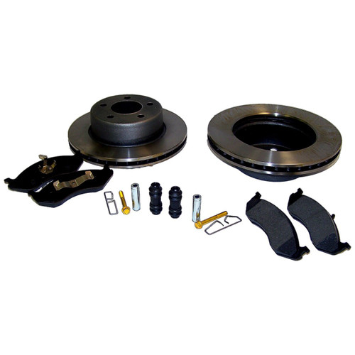 Crown Automotive 52008440K Front Disc Brake Service Kit for Select Jeep 90-99 YJ, TJ Wranglers, 90-99 XJ Cherokee, 90-92 MJ Comanche and