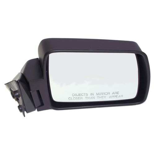 Crown Automotive 82200314 Right Manual, Manual Folding Mirror for 1984-1996 Jeep XJ Cherokee, MJ Comanche, Non Export Models, Black