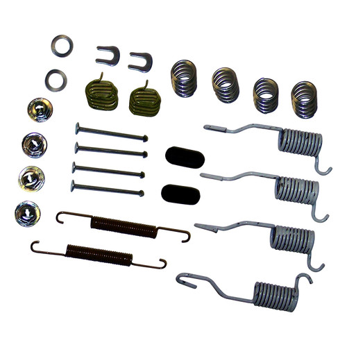 Crown Automotive H7170 Drum Brake Hardware Kit for Jeep 1990-2001 XJ Cherokee, MJ Comanche, 1990-2006 YJ, TJ Wrangler, All w/ 9" Drums