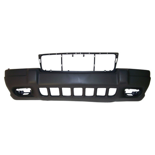 Crown Automotive 5FN29HS5 Front Fascia for Various 1999-2001 Jeep WJ Grand Cherokees w/ Laredo Package w/ Fog Lamps, Gray Textured