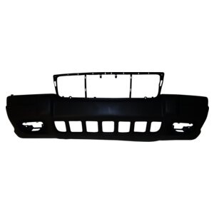 Crown Automotive 5FN29HS5 Front Fascia for Various 1999-2001 Jeep WJ Grand Cherokees w/ Laredo Package w/ Fog Lamps, Gray Textured