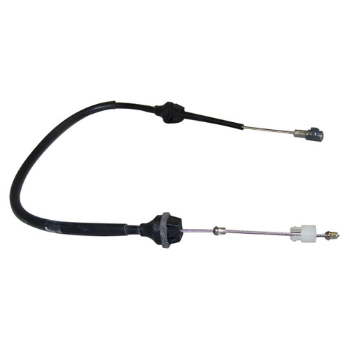 Crown Automotive 53005201 Throttle Cable for 1987-1988 Jeep XJ Cherokee & MJ Comanche w/ 4.0L Engine - Black Plastic, Rubber, Steel