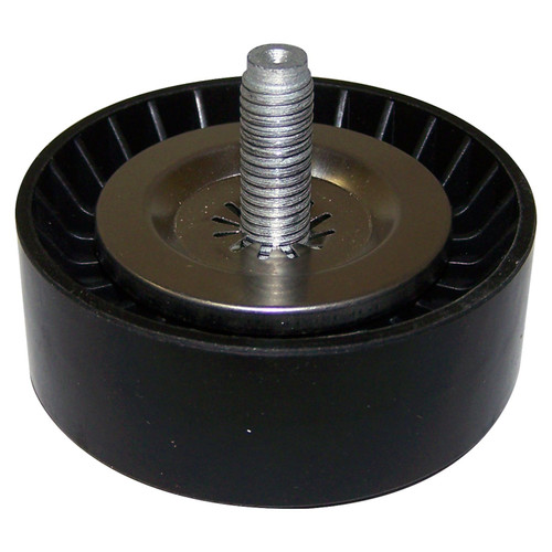 Crown Automotive 4891596AB Lower Drive Belt Idler Pulley for 2007-2017 Jeep MK Compass, Patriot w/ 2.0L Gasoline, 2.4L Engines, 2.75"