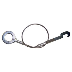 Crown Automotive J3201027 Rear Brake Automatic Adjuster Cable for Select 1978-1986 CJ-5, CJ-7, CJ-8 w/ 10" Drums, 1984-1989 XJ Cherokee