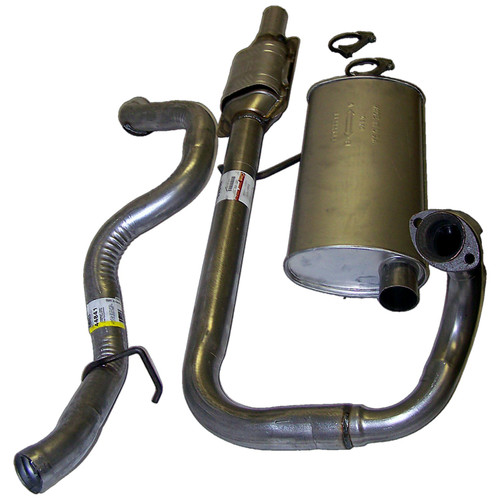 Crown Automotive 52018933K Exhaust Kit for Jeep 1997-1999 TJ Wrangler, 2000-2000 TJ Wrangler w/ Federal Emissions w/ 2.5L Engine, Includes