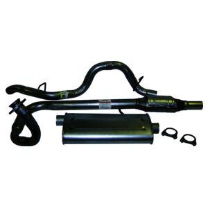 Crown Automotive 52018933K Exhaust Kit for Jeep 1997-1999 TJ Wrangler, 2000-2000 TJ Wrangler w/ Federal Emissions w/ 2.5L Engine, Includes
