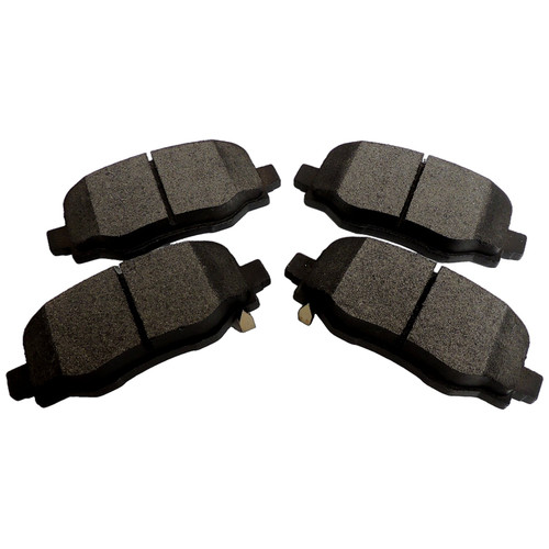 Crown Automotive 68299399AA Front Brake Pad Set for 2015-2018 Jeep BU Renegade and 2016-2018 Fiat FB 500X - Black Semi-Metallic, Steel