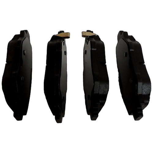 Crown Automotive 68299399AA Front Brake Pad Set for 2015-2018 Jeep BU Renegade and 2016-2018 Fiat FB 500X - Black Semi-Metallic, Steel