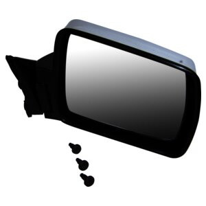Crown Automotive 82200315 Right Chrome Manual, Manual Folding Mirror for 1986-1987 MJ Comanche - Black, Chrome Glass, Metal, Plastic