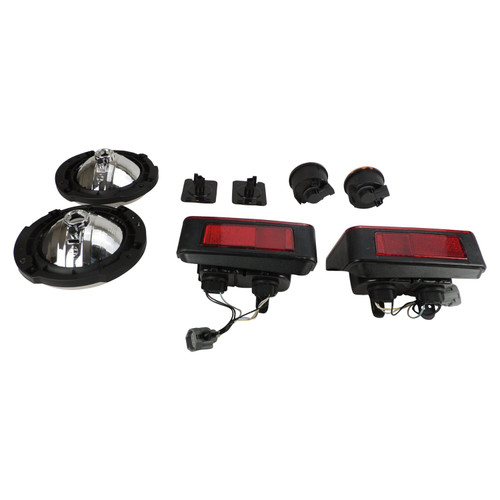 Crown Automotive LK9 Light Master Kit for 2007-2013 Jeep JK Wrangler, Includes Headlights, Side Marker Lights, Parking Lights, and Tail
