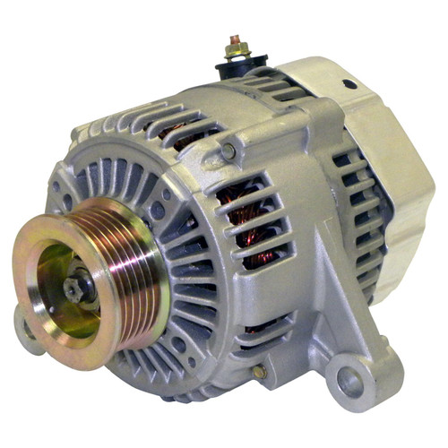 Crown Automotive 56041565AA Alternator for 2000 Jeep TJ Wrangler w/ 4.0L Engine, 117 Amp - Metal, Sold Individually
