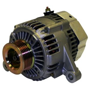 Crown Automotive 56041565AA Alternator for 2000 Jeep TJ Wrangler w/ 4.0L Engine, 117 Amp - Metal, Sold Individually