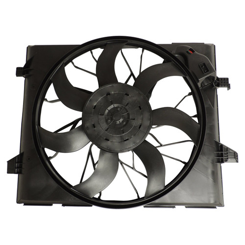 Crown Automotive 52014787AC Cooling Fan Assembly for 2014-2022 Jeep WK2 Grand Cherokee w/ 3.6L Engine w/ HD Cooling - Black Plastic, Steel