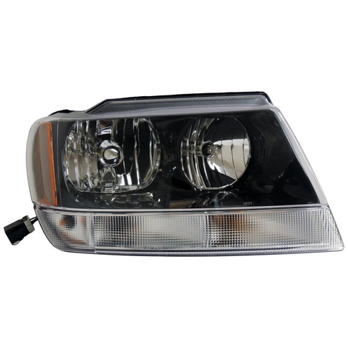 Crown Automotive 55155128AJ Headlight Right - Fits 2002-2004 Jeep WJ Grand Cherokee