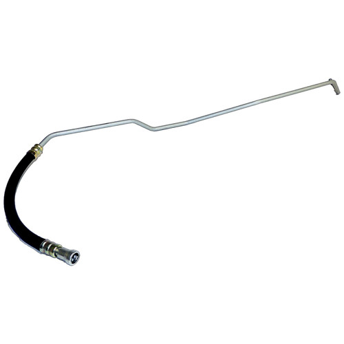 Crown Automotive 52028566AD Transmission Cooler Return Hose for 1997-2001 Jeep XJ Cherokee w/ 4.0L Engine - Black, Unpainted Rubber, Steel