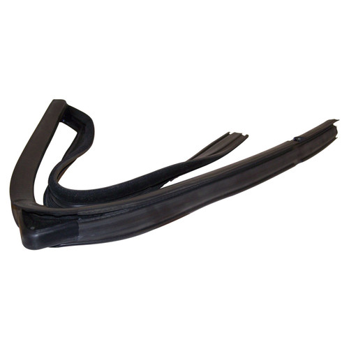 Crown Automotive 55136080AI Right Rear Door Glass Seal for 1999-2004 Jeep WJ, WG Grand Cherokee - Black Rubber, Sold Individually