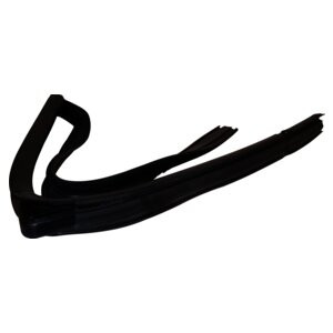 Crown Automotive 55136080AI Right Rear Door Glass Seal for 1999-2004 Jeep WJ, WG Grand Cherokee - Black Rubber, Sold Individually