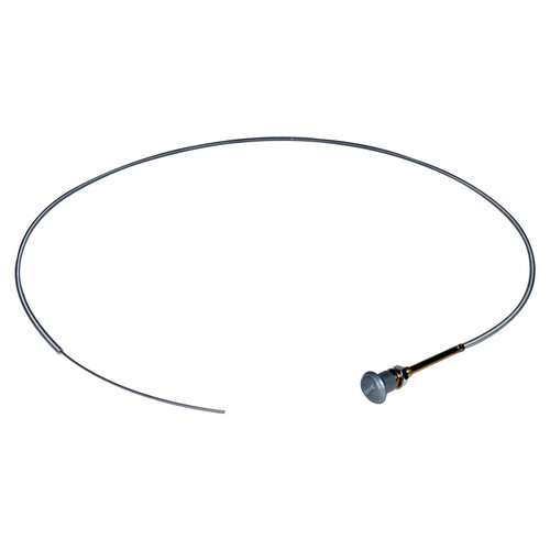 Crown Automotive A1301 Choke Cable for Jeep 1941-1945 MB, 1950-1963 M38, M38-A1, Features Unpainted Knob w/ "CHOKE" Engraved in it