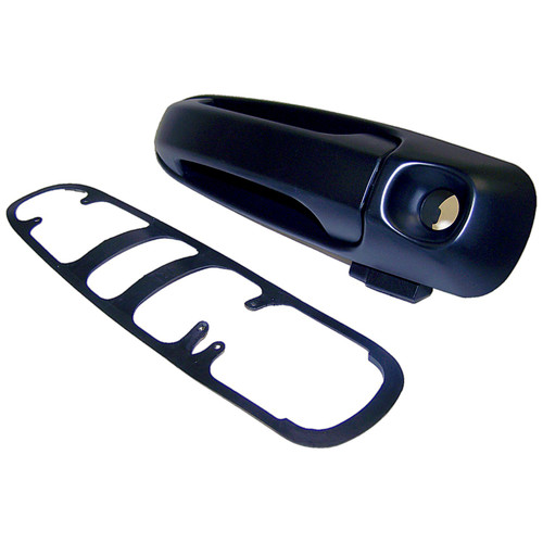 Crown Automotive 5FW46ACQAC Right Rear Door Handle for 2001-2004 Jeep WJ, WG Grand Cherokee w/ Limited Package, Smooth Black Finish