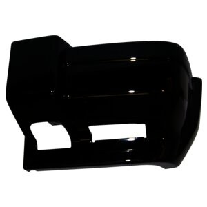 Crown Automotive 5DY01DX8AB Front Left Bumper End Cap for 1997-2001 Jeep XJ Cherokee, Gloss Black Finish - Black Plastic