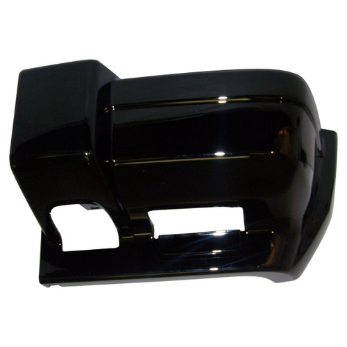 Crown Automotive 5DY01DX8AB Front Left Bumper End Cap for 1997-2001 Jeep XJ Cherokee, Gloss Black Finish - Black Plastic